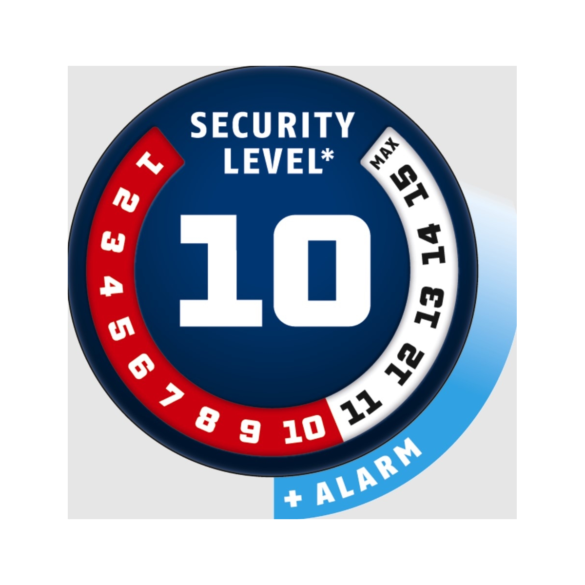 Zapięcie rowerowe ABUS Bordo Alarm 6000KA/90 BK SH