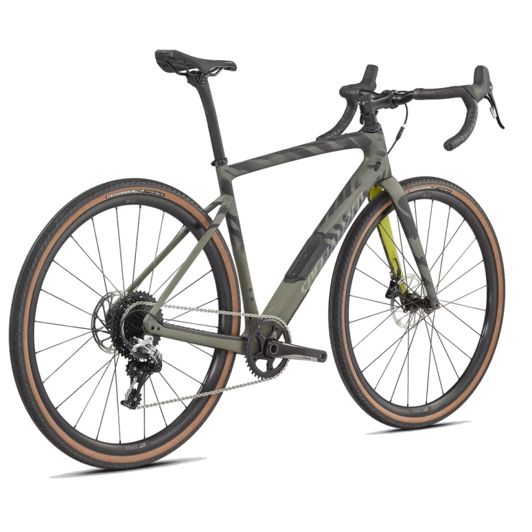 Rower gravelowy SPECIALIZED DIVERGE COMP CARBON - Satin Olive/Oak/Chrome/Wild - 2022 - 2 Rower gravelowy SPECIALIZED DIVERGE COMP CARBON - Satin Olive/Oak/Chrome/Wild - 2022 - 2