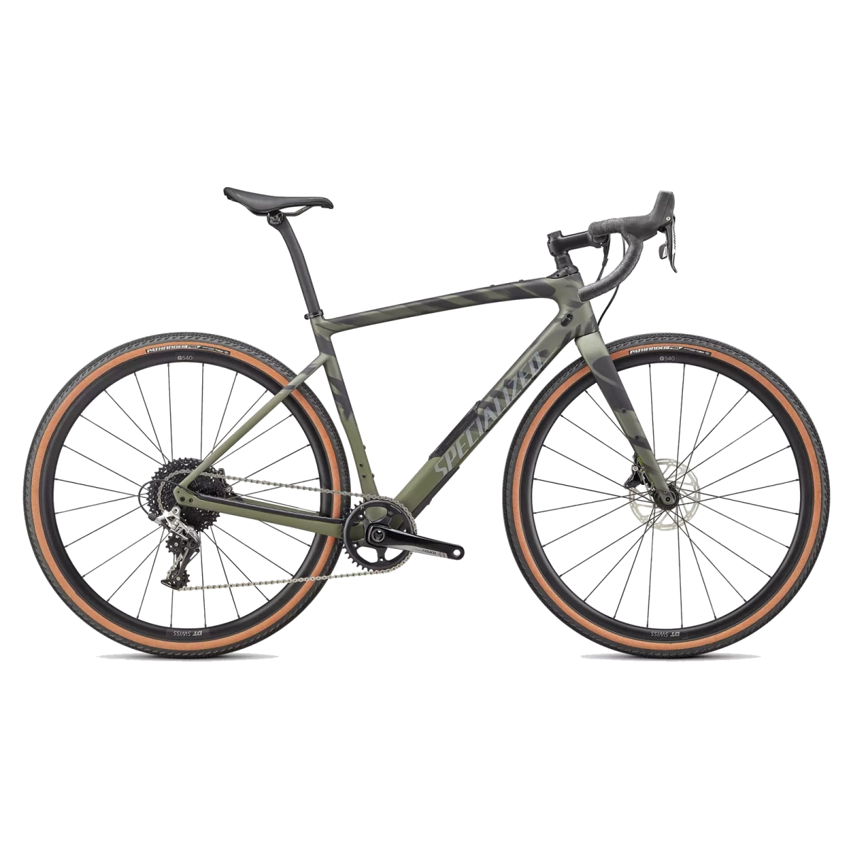 Rower SPECIALIZED DIVERGE COMP CARBON-olive-2022