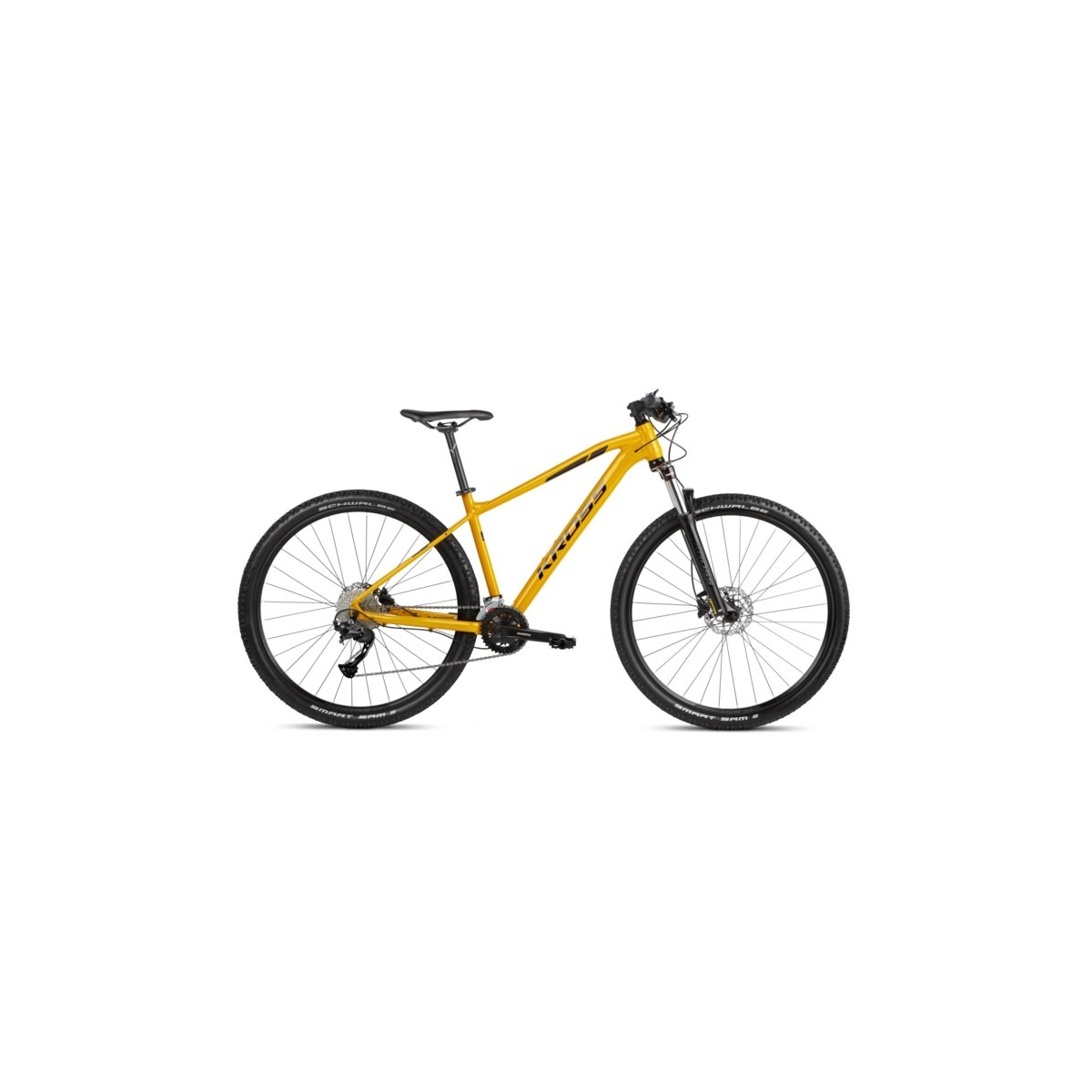 Rower górski KROSS LEVEL 2.0"21 -żółto/czarny-2021 - 1