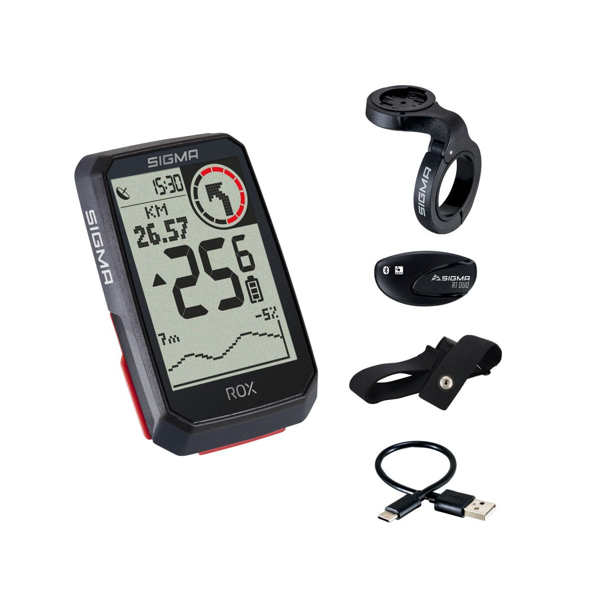 Komputer rowerowy SIGMA ROX 4.0 HR SET