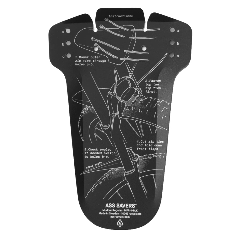 Błotnik rowerowy przedni ASS SAVERS Mudder Regular