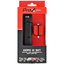 Oświetlenie rowerowe zestaw PROX Aero III Set