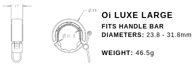 Dzwonek rowerowy KNOG Oi Luxe duży Dzwonek rowerowy KNOG Oi Luxe duży