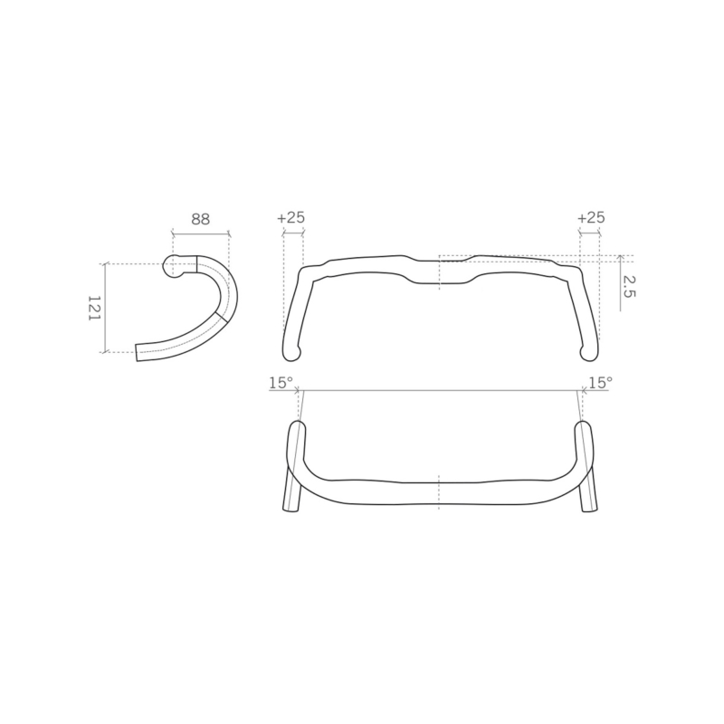 Kierownica do roweru FSA A-Wing Pro AGX Kierownica do roweru FSA A-Wing Pro AGX