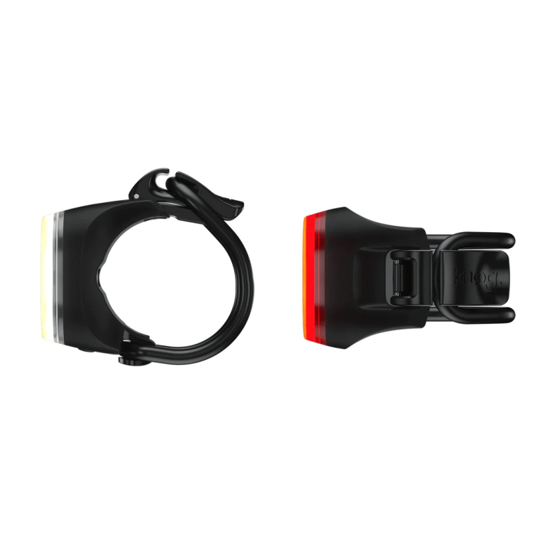 Oświetlenie rowerowe zestaw KNOG Blinder Mini Square Twinpack