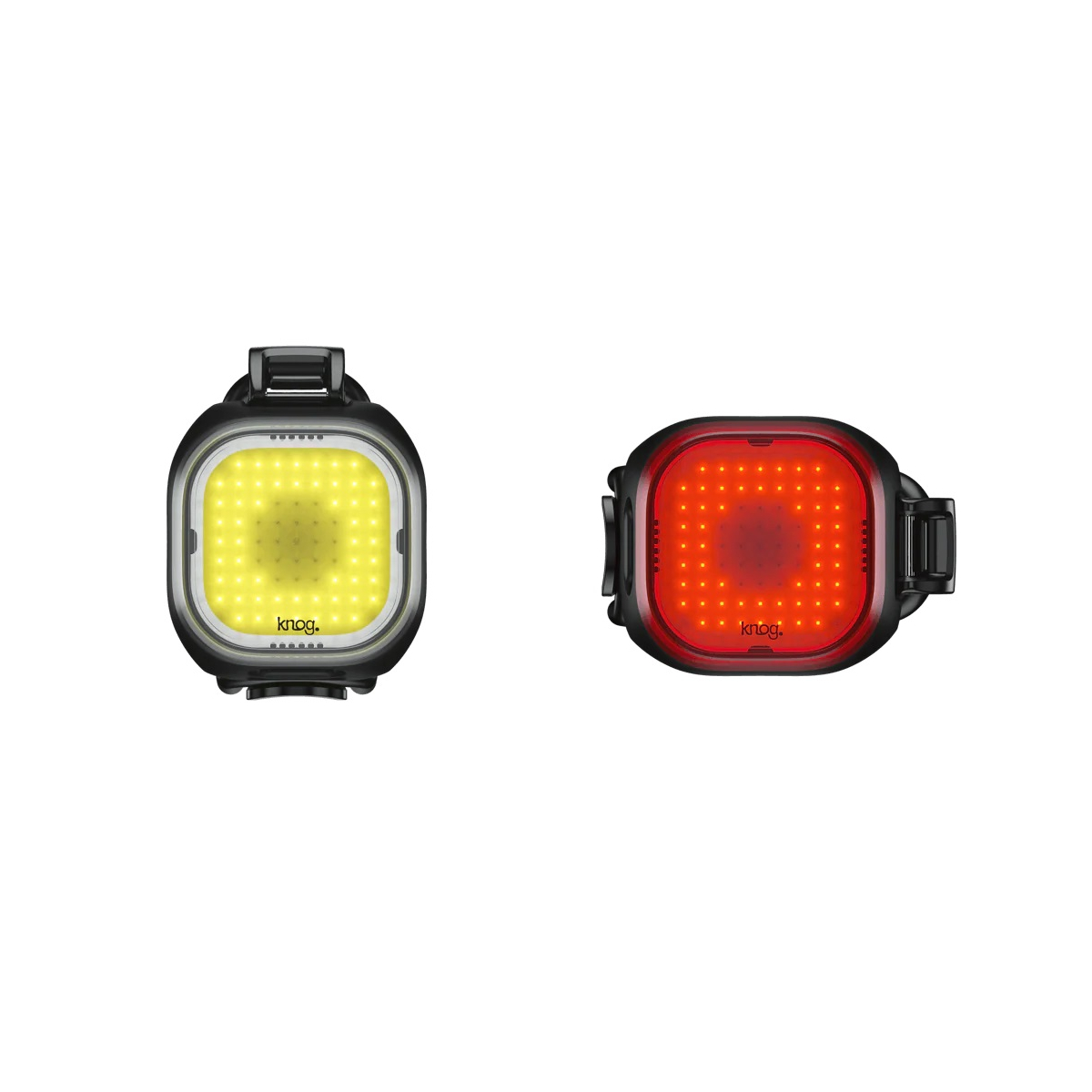 Oświetlenie rowerowe zestaw KNOG Blinder Mini Square Twinpack