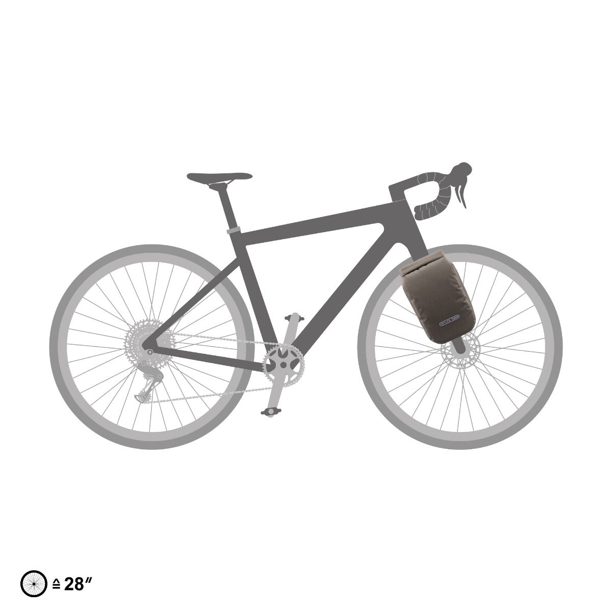 Torba rowerowa na widelec ORTLIEB Fork Pack