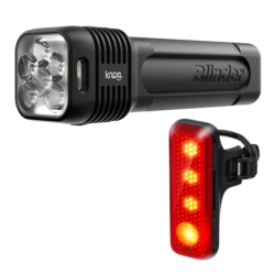 Oświetlenie rowerowe zestaw KNOG Blinder Pro13+R15