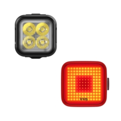 Oświetlenie rowerowe zestaw KNOG Blinder 900+Squar