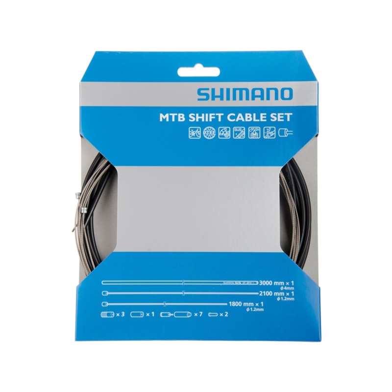 Zestaw linek i pancerzy przerzutki SHIMANO MTB