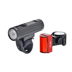 Oświetlenie rowerowe zestaw PROX Hamal+ZetaS600/80