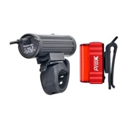 Oświetlenie rowerowe zestaw PROX Hamal+ZetaS600/80