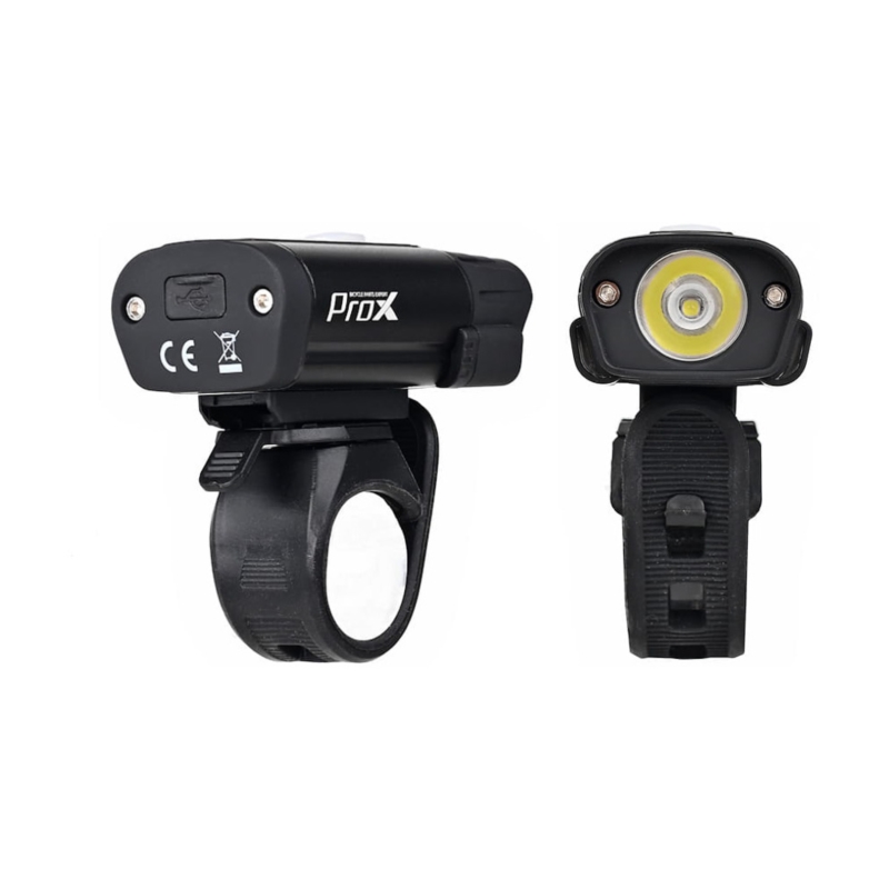 Oświetlenie rowerowe zestaw PROX Hydra II 400/10lm