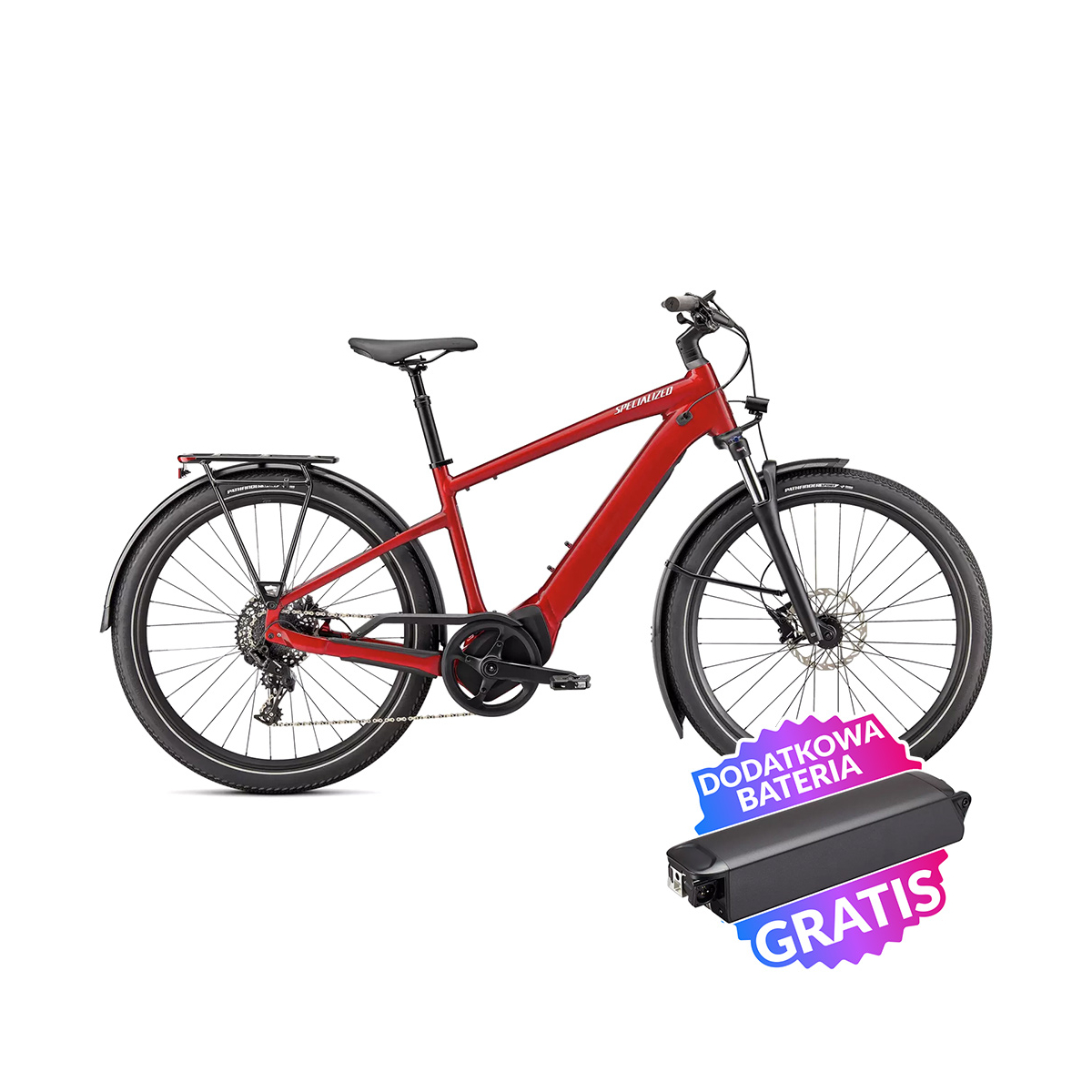 Rower elektryczny trekkingowy SPECIALIZED Turbo Vado 4.0 + dodatkowa bateria gratis