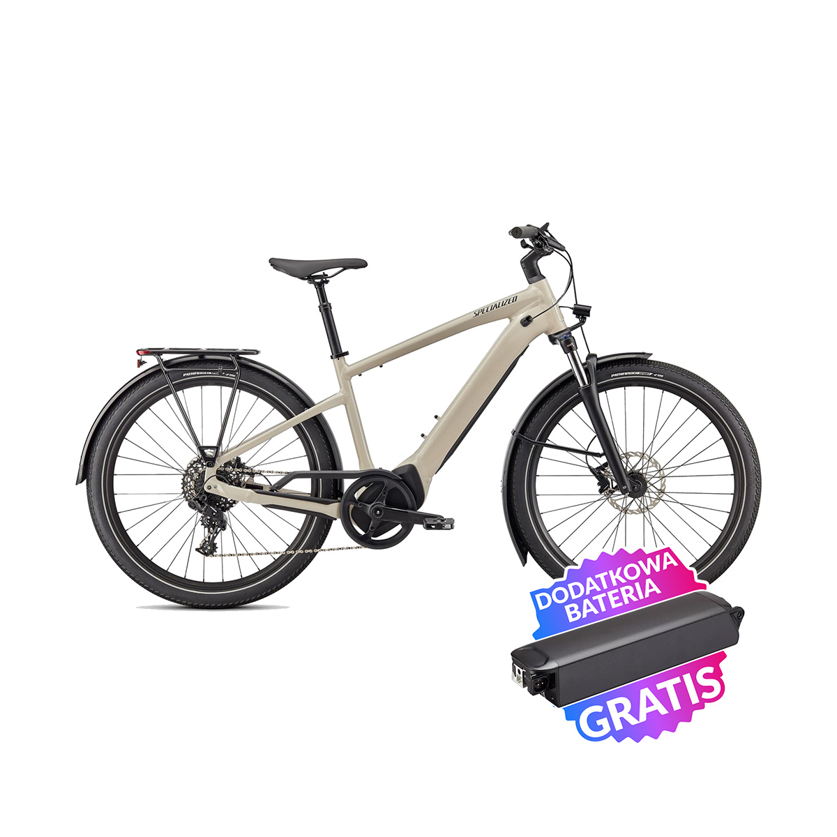 Rower elektryczny trekkingowy SPECIALIZED Turbo Vado 4.0 + dodatkowa bateria gratis