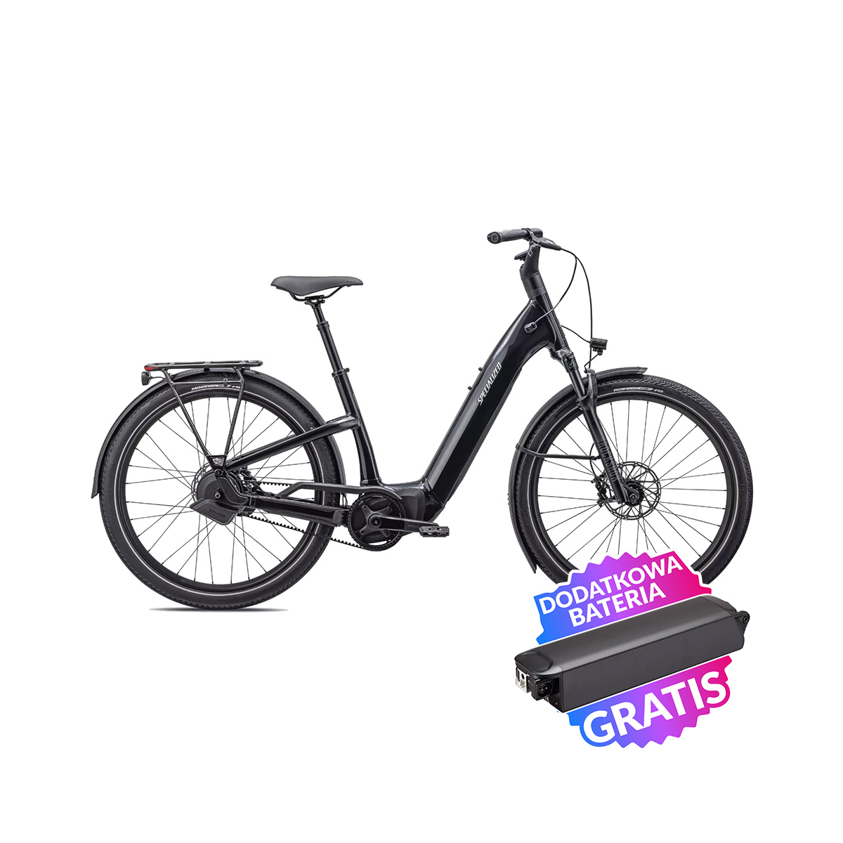 Rower elektryczny miejski SPECIALIZED Turbo Como 5.0 IGH + dodatkowa bateria gratis