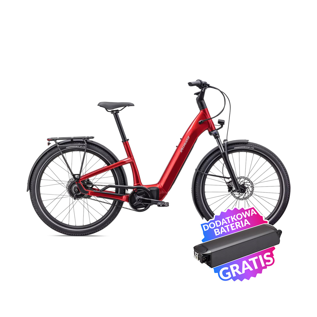 Rower elektryczny miejski SPECIALIZED Turbo Como 3.0 IGH + dodatkowa bateria gratis