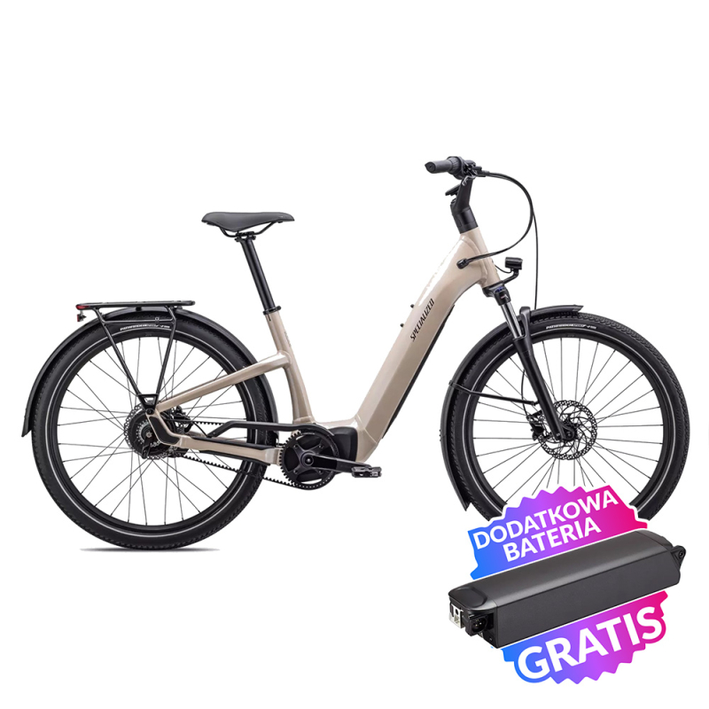 Rower elektryczny miejski SPECIALIZED Turbo Como 3.0 IGH + dodatkowa bateria gratis
