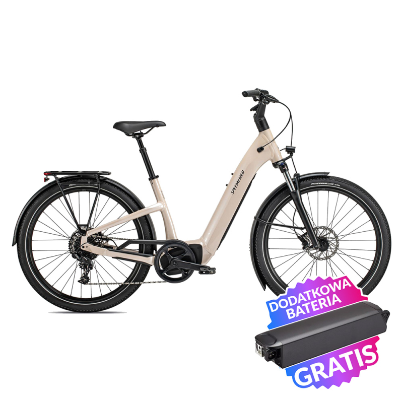 Rower elektryczny miejski SPECIALIZED Turbo Como 4.0 + dodatkowa bateria gratis
