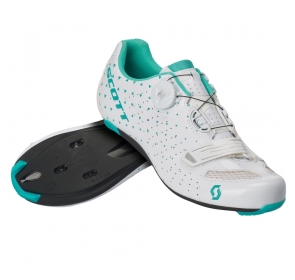Buty Rowerowe Damskie SCOTT Road Comp Boa - białe