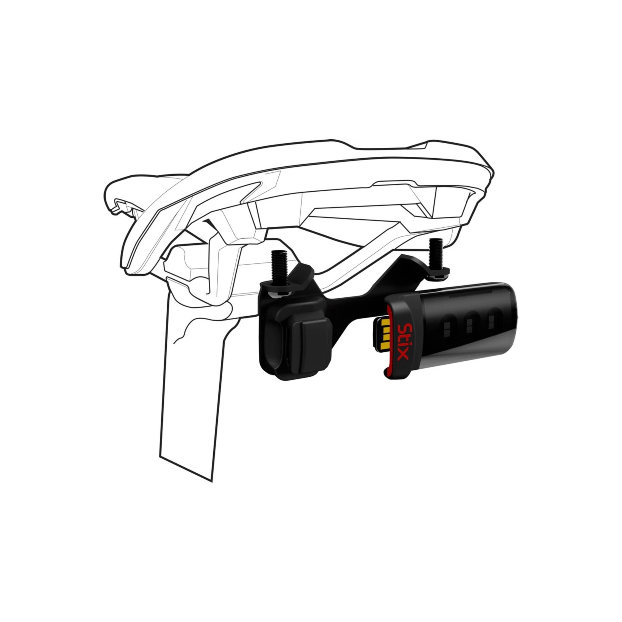 Uchwyt do montażu lampki rowerowej SPECIALIZED Stix Saddle Mount