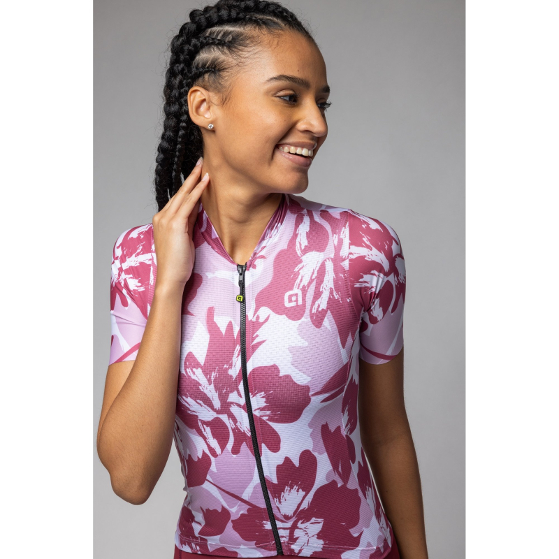 Damska koszulka rowerowa ALE Pragma Flower