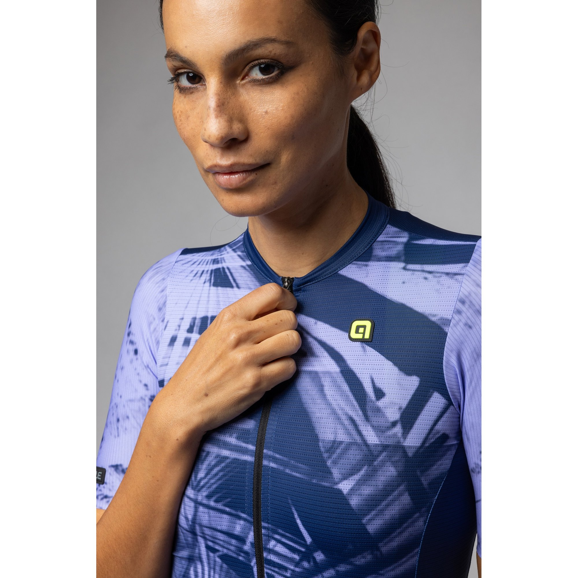 Koszulka rowerowa damska ALE PR-E Palm