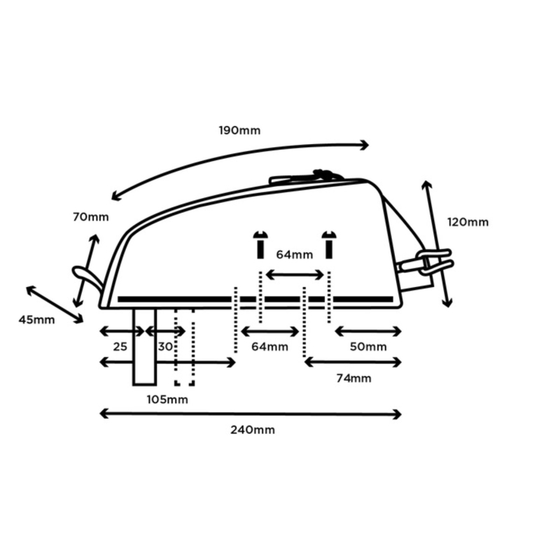 Torba rowerowa na ramę RESTRAP Top Tube Bag