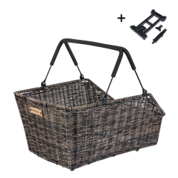 Kosz rowerowy na bagażnik BASIL Cento Rattan Look