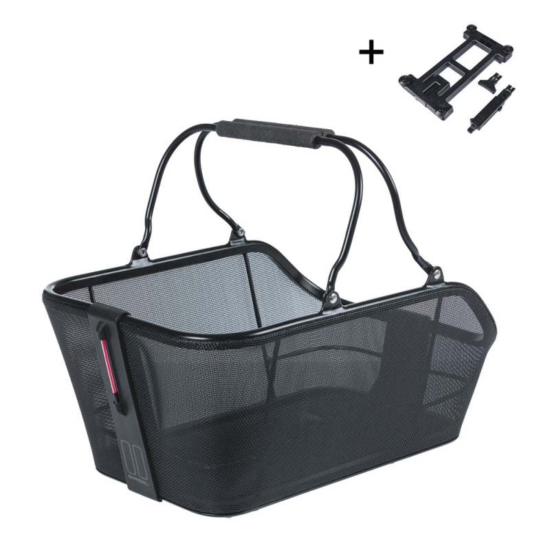 Koszyk rowerowy na bagażnik BASIL Cento Tech Fiber Nordlicht MIK