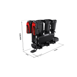 Bagażnik rowerowy na hak KROSS e-Move 3.0 Pro