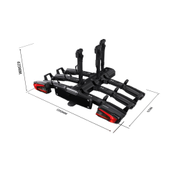 Bagażnik rowerowy na hak KROSS e-Move 3.0 Pro