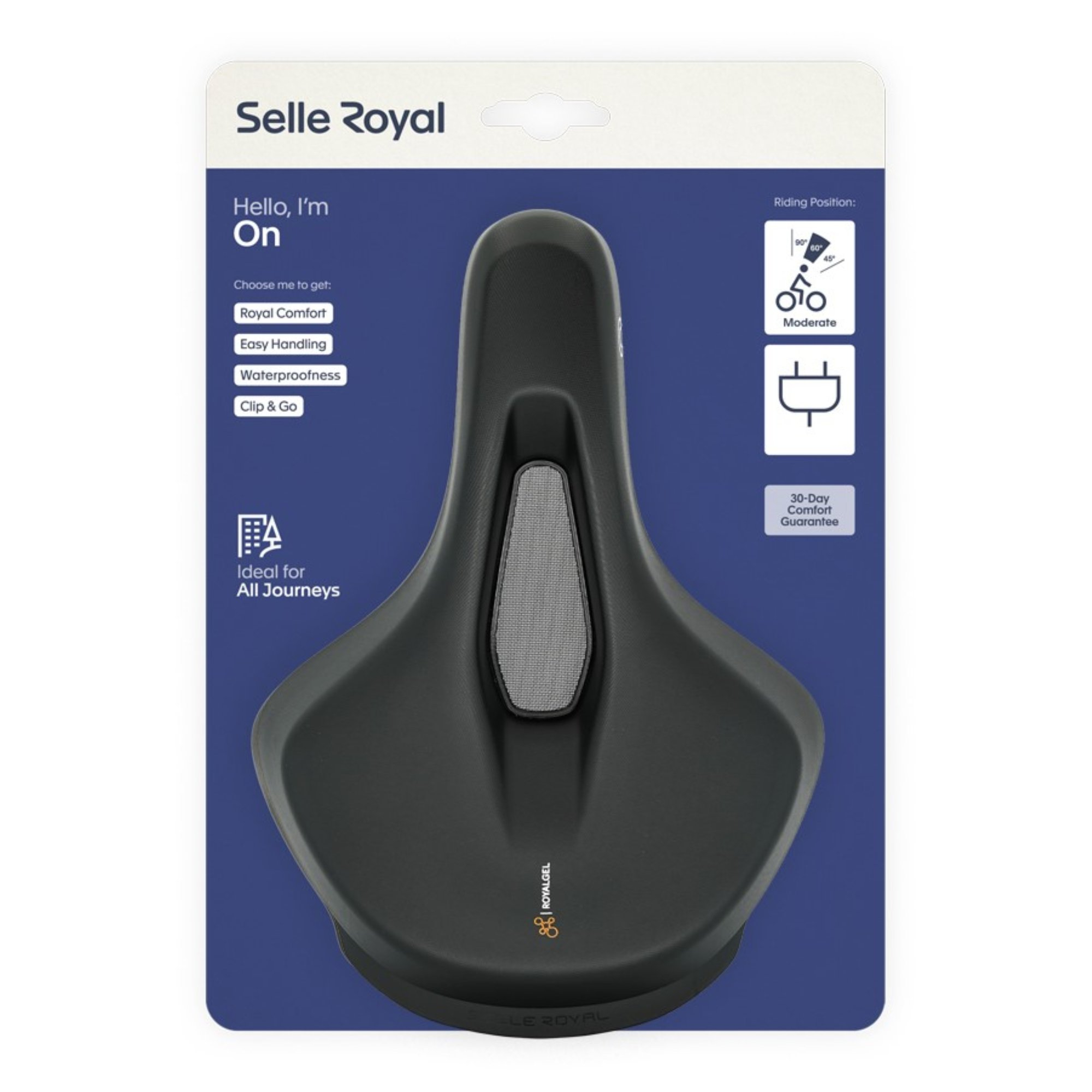 Siodełko rowerowe SELLE ROYAL On Open Moderate