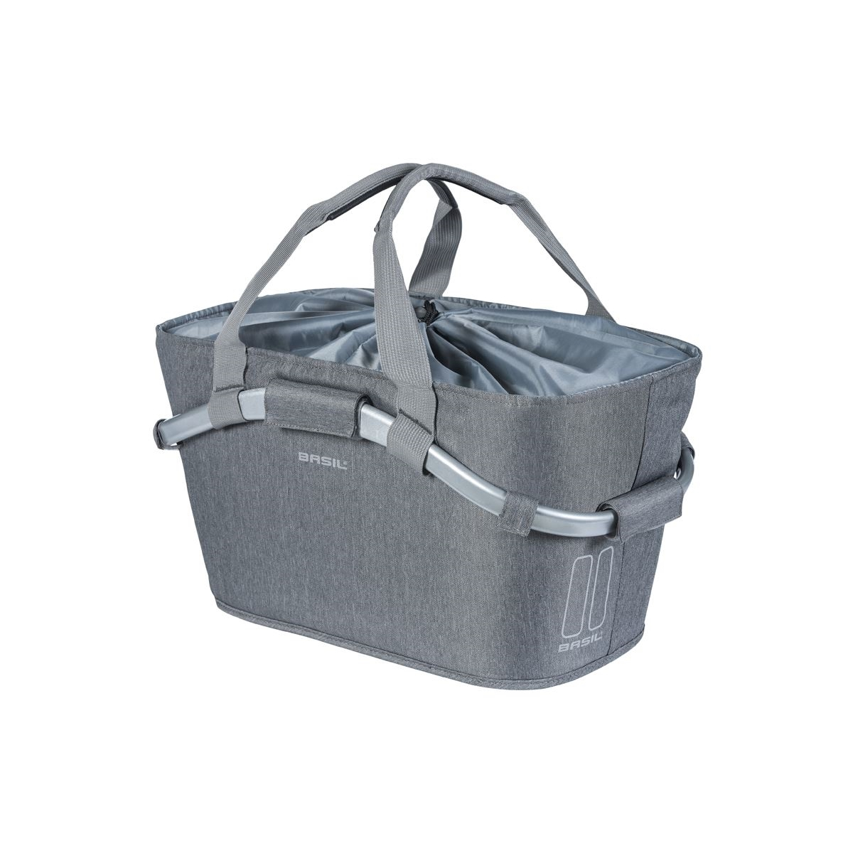 Kosz na tylny bagażnik BASIL 2DAY CARRY szary