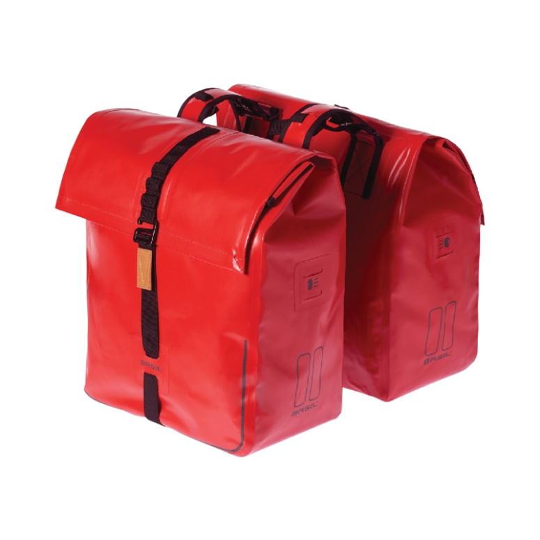 Sakwa miejska BASIL URBAN DRY DOUBLE BAG red Sakwa miejska BASIL URBAN DRY DOUBLE BAG red