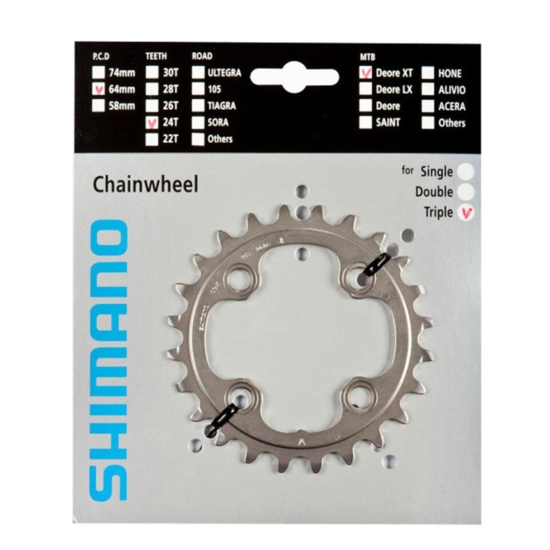 Tarcza mechanizmu korbowego SHIMANO 24T-AE FC-M780