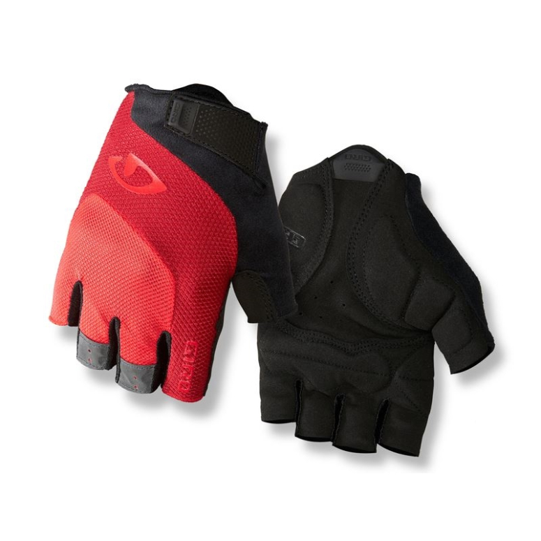 Rękawiczki męskie GIRO BRAVO GEL red black