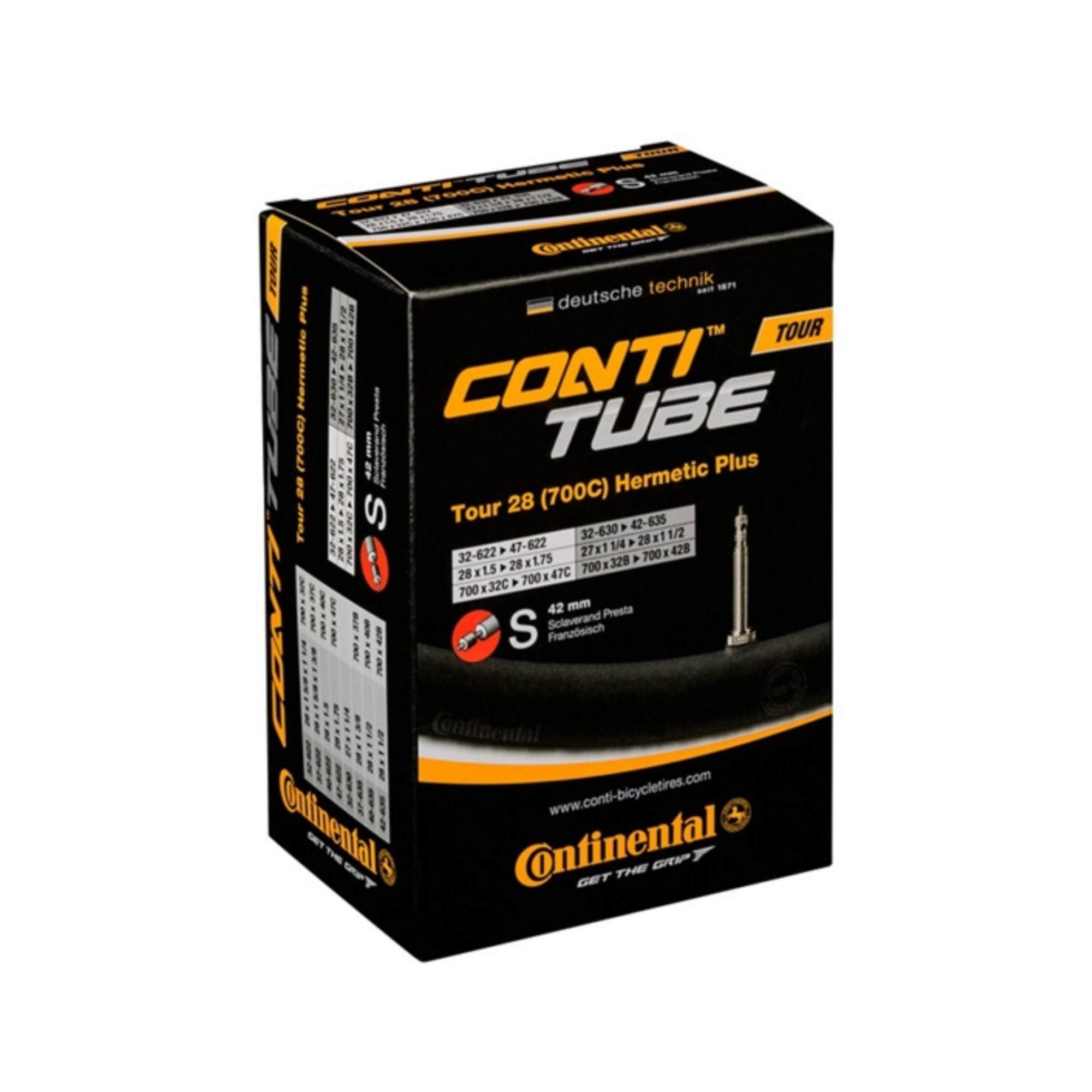 Dętka rowerowa CONTINENTAL Tour Hermetic Plus Presta