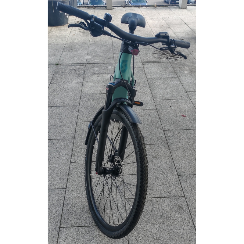 Rower elektryczny miejski SCOTT Passage 30 Slope - zmieniona rama