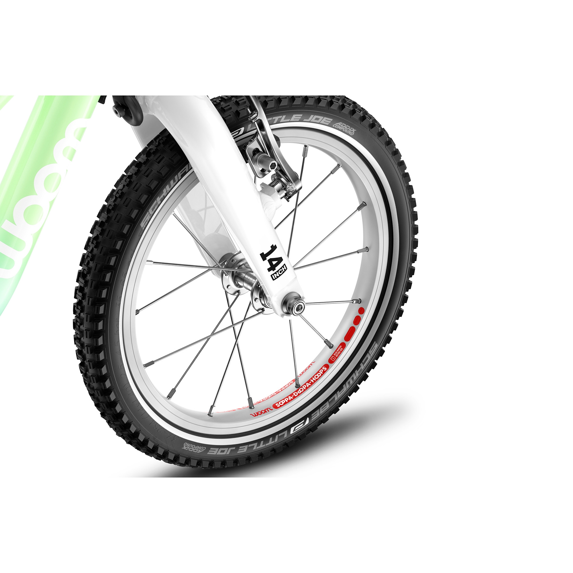 Rower dziecięcy WOOM GO 2 Spearmint Crush Limited Edition