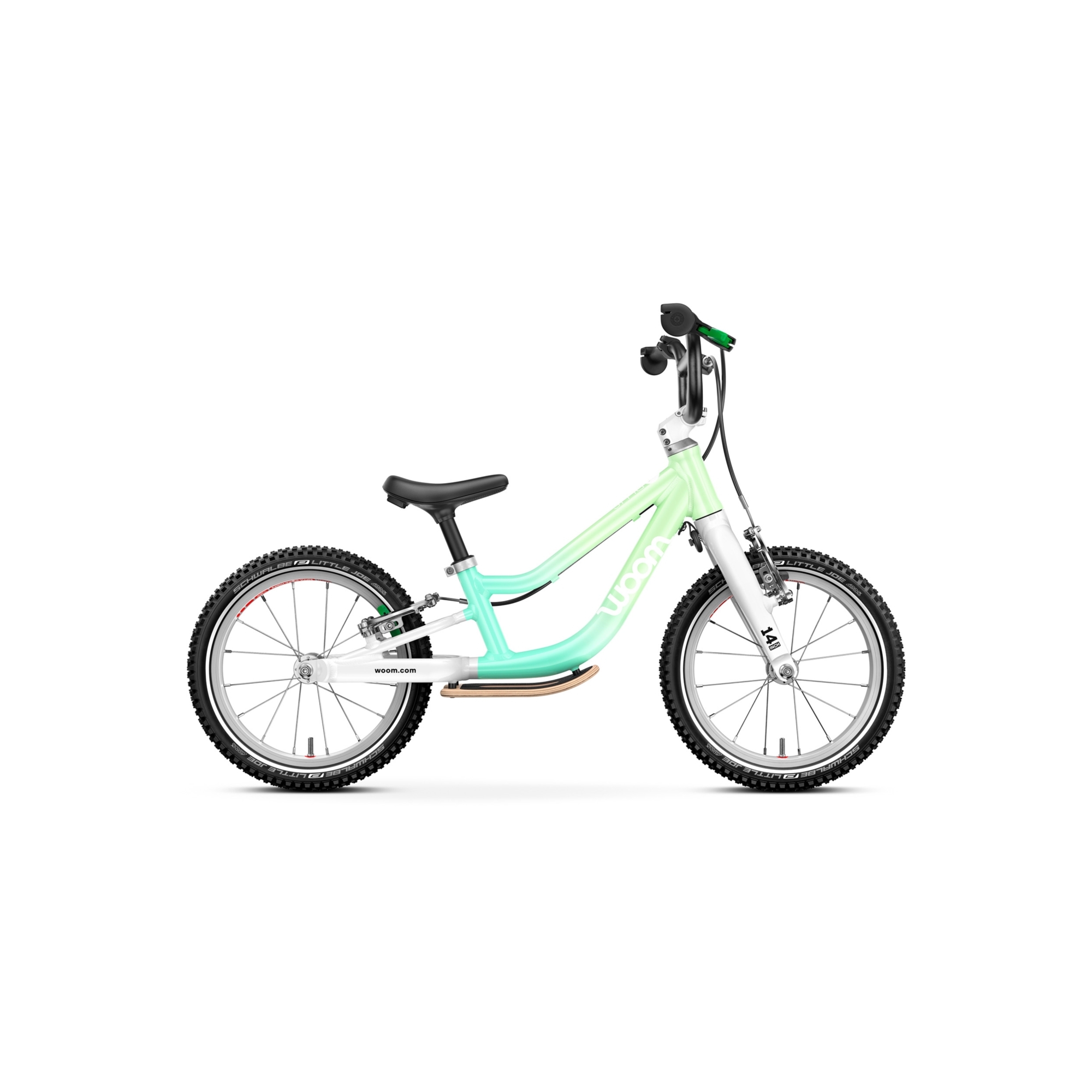 Rower dziecięcy WOOM GO 1 Plus Spearmint Crush Limited Edition