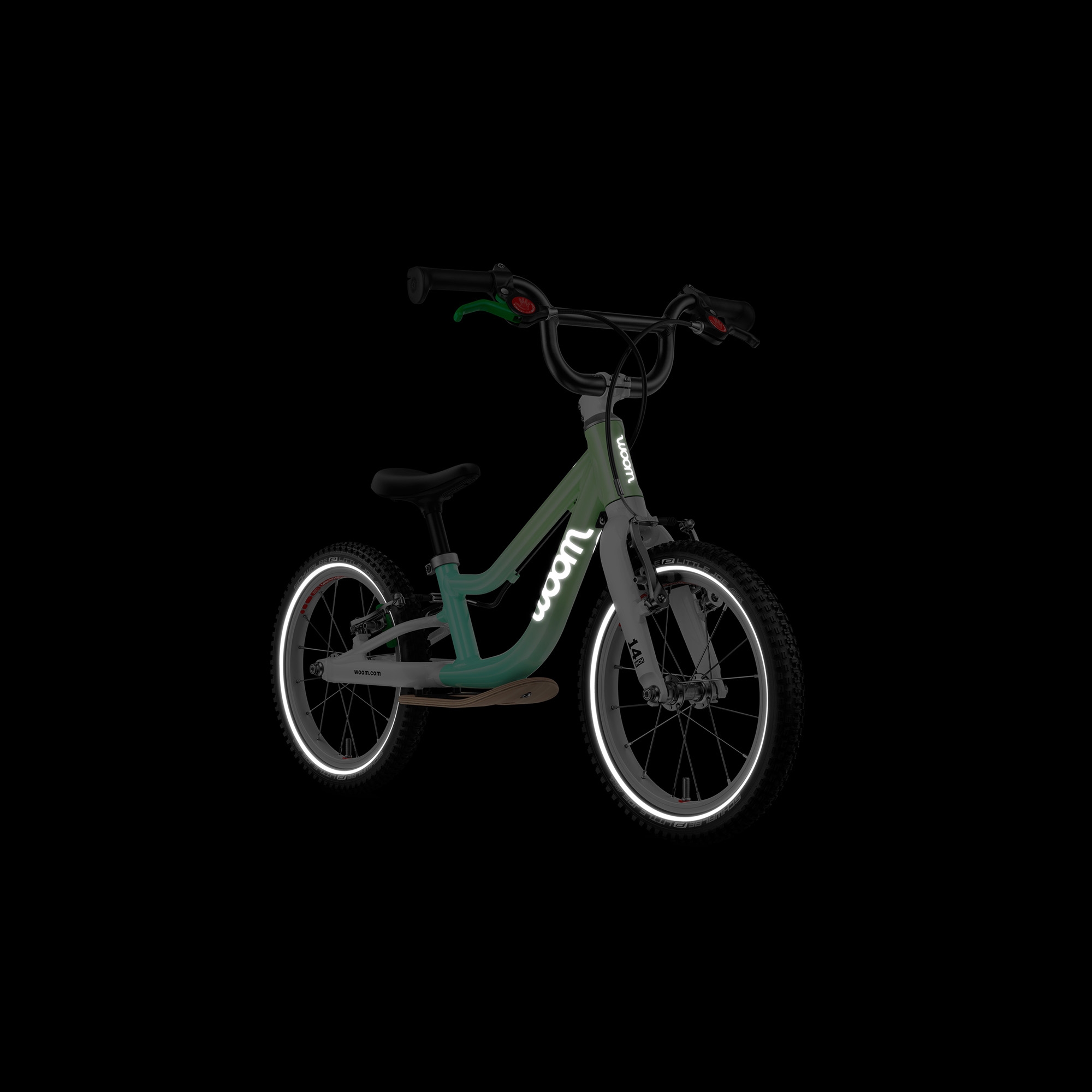 Rower dziecięcy WOOM GO 1 Plus Spearmint Crush Limited Edition