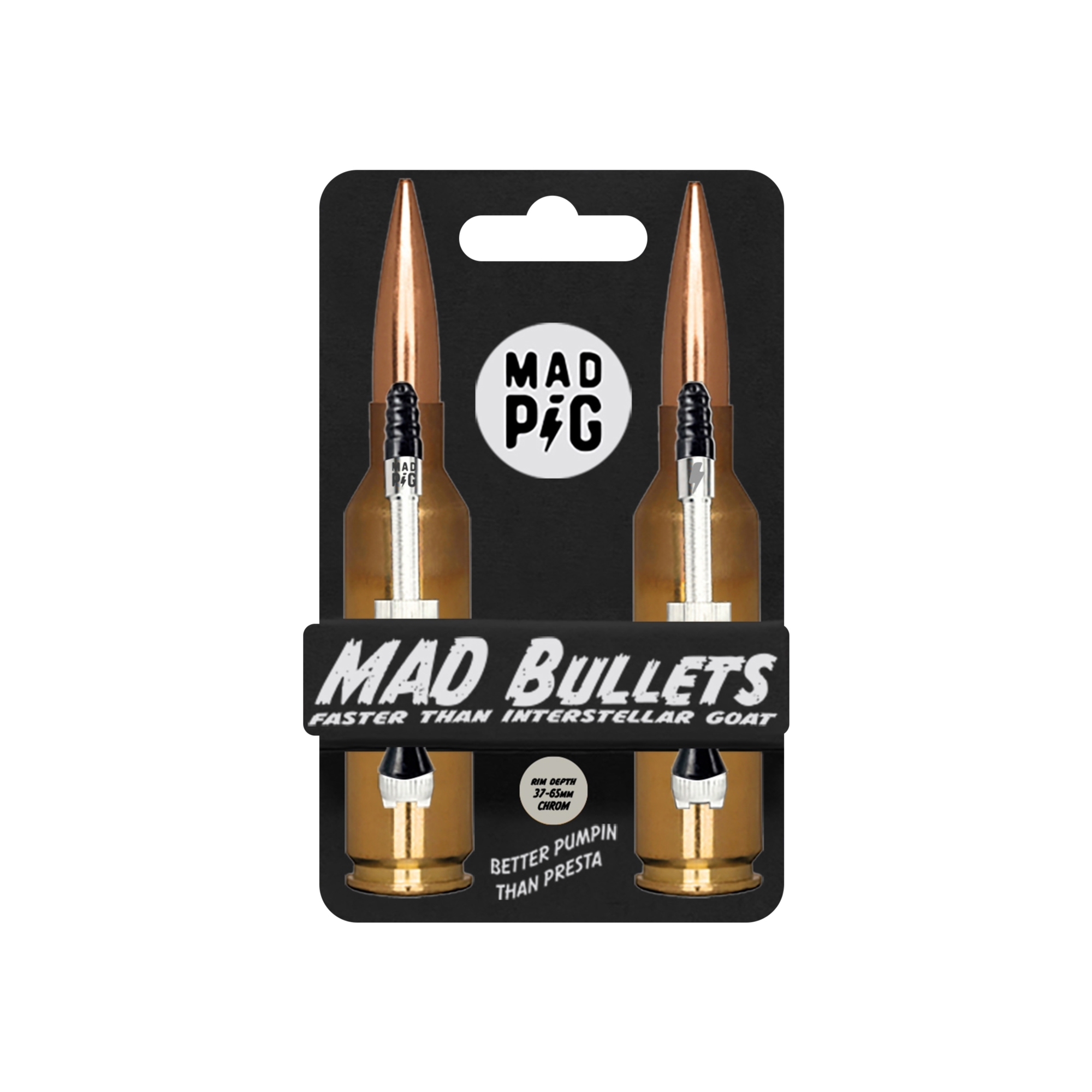 Zawory do systemu bezdętkowego MAD PIG Mad Bullets