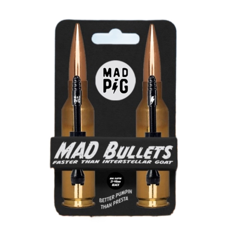 Zawory do systemu bezdętkowego MAD PIG Mad Bullets