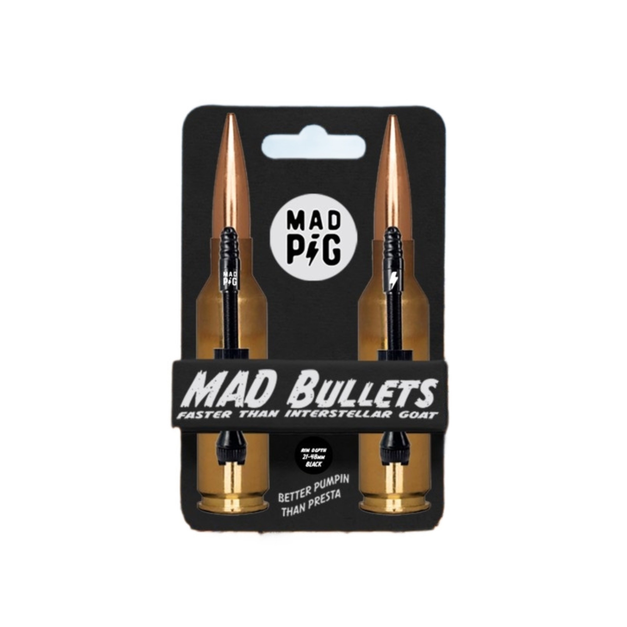 Zawory do systemu bezdętkowego MAD PIG Mad Bullets