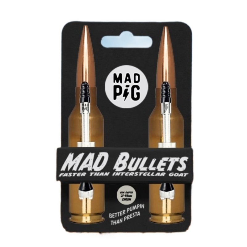 Zawory do systemu bezdętkowego MAD PIG Mad Bullets
