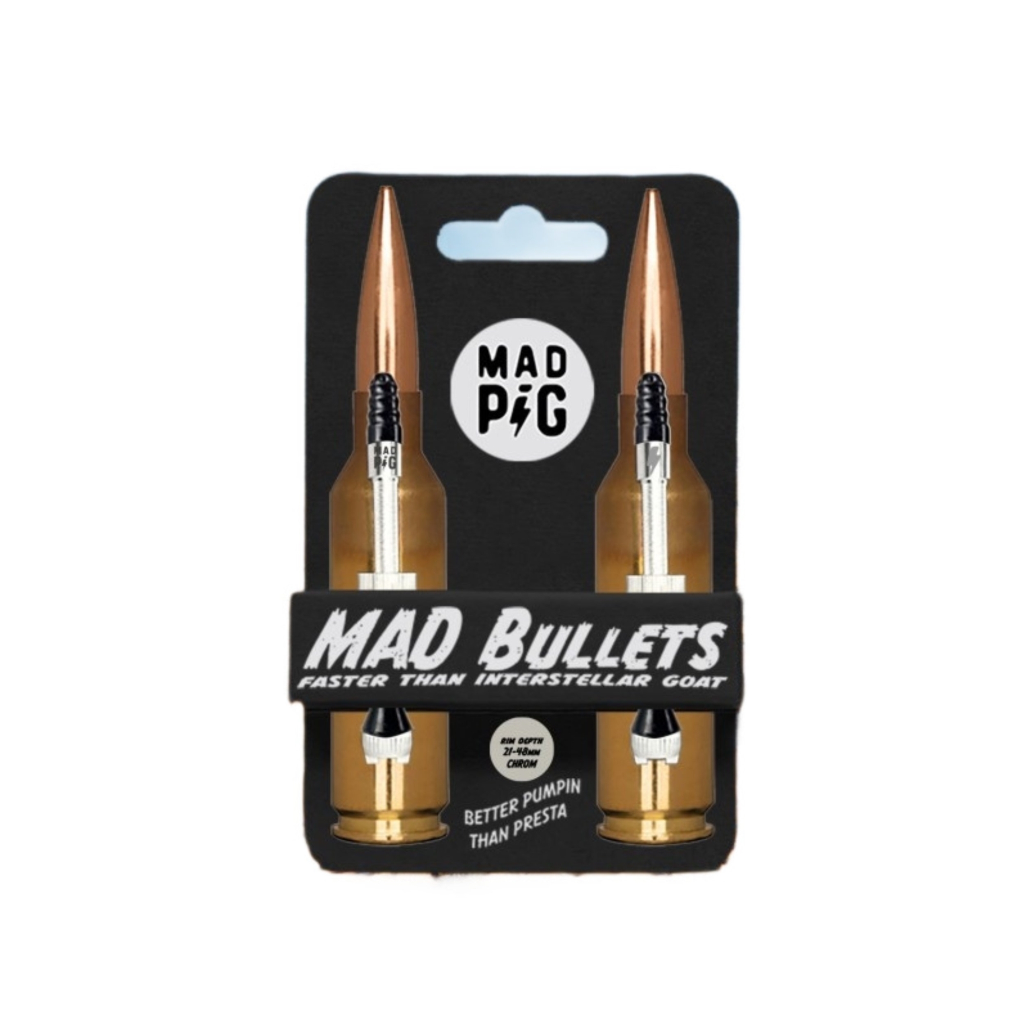 Zawory do systemu bezdętkowego MAD PIG Mad Bullets
