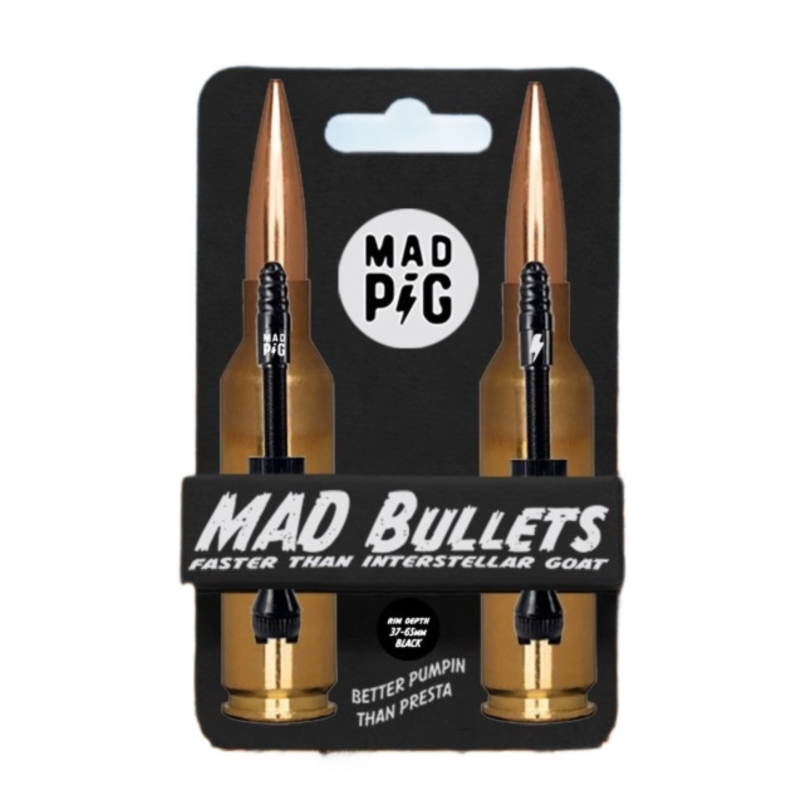 Zawory do systemu bezdętkowego MAD PIG Mad Bullets