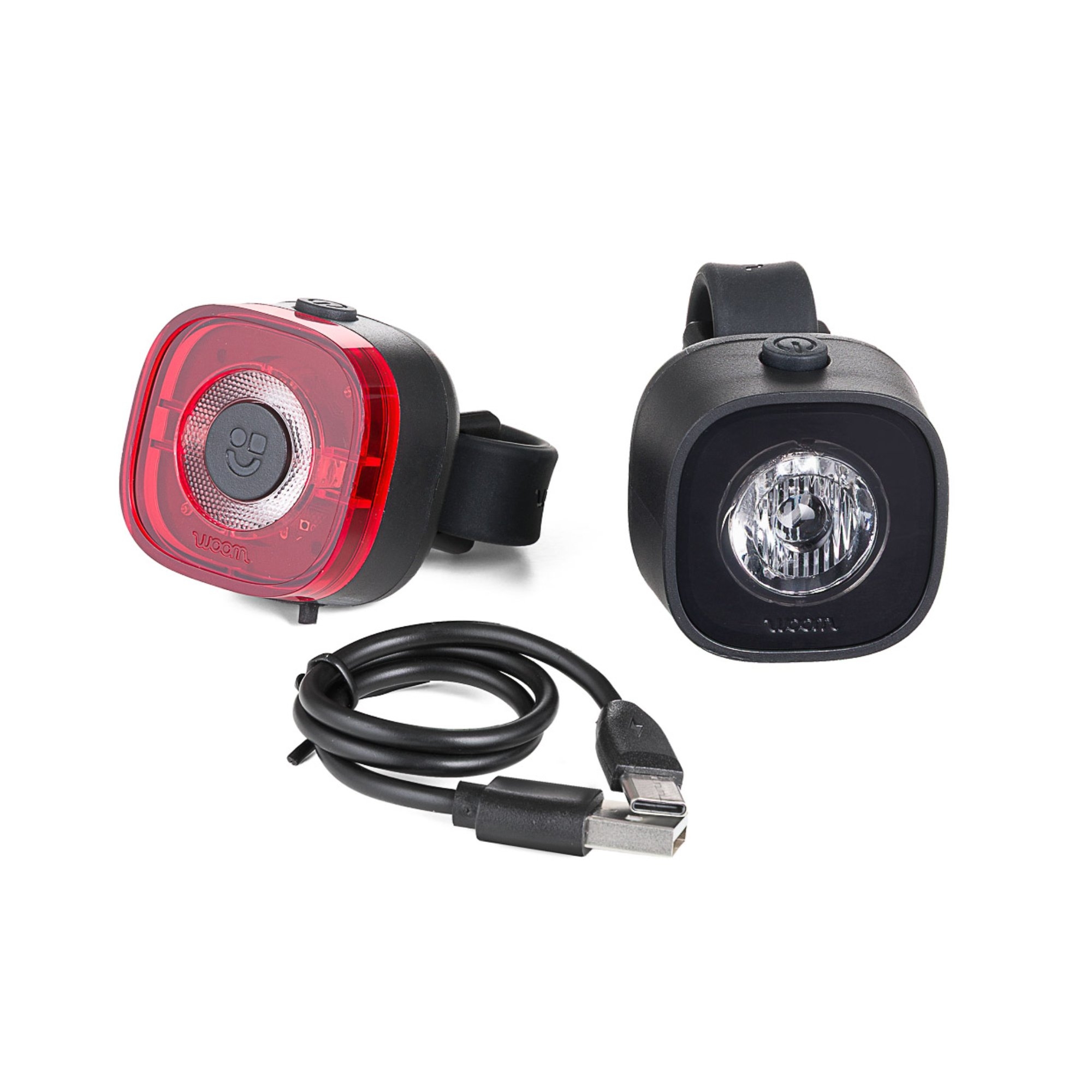 Oświetlenie rowerowe zestaw WOOM Beam